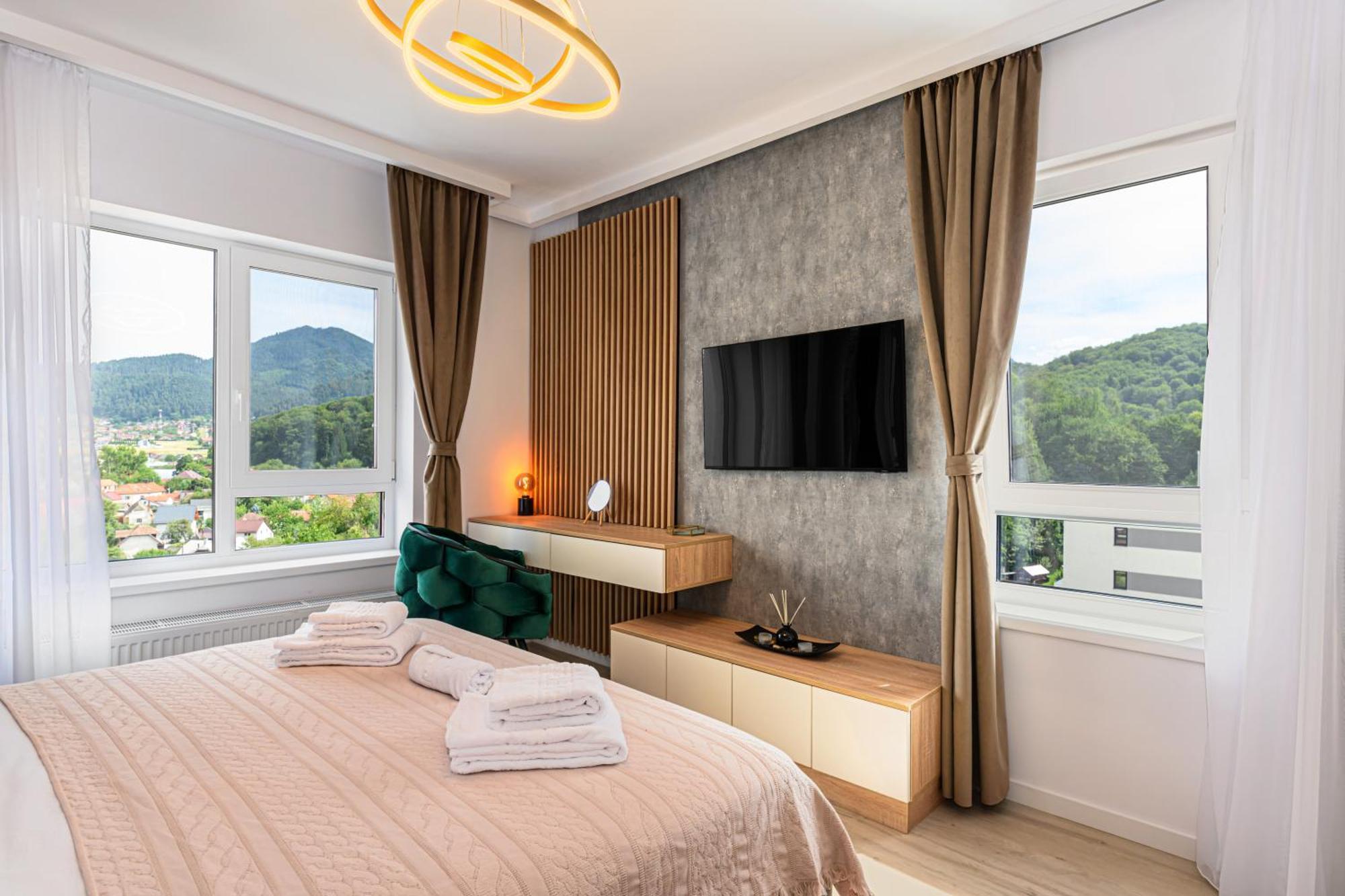Mountain View Retreat Apartment - Braşov Eksteriør bilde